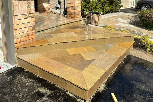 Natural, Armor & Flagstone Installation